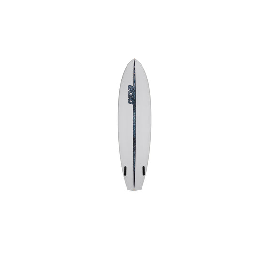 00X0046HOSFBC585 - Men's Surfboard - 585 Fantaisie Fond Bleu
