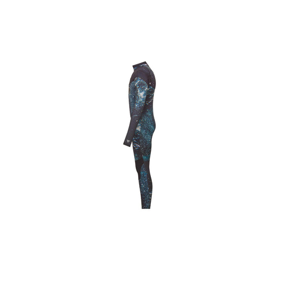 00X0047HOFWSC585 - Men's Full Wetsuit Ocean Print - 585 Fantaisie Fond Bleu