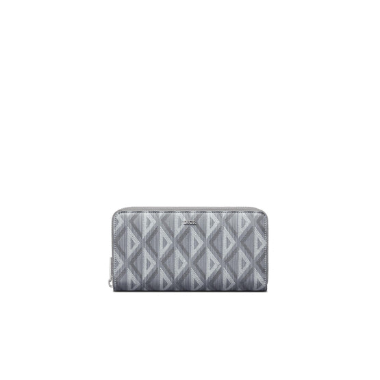 2ESBC252DCOH42E - Men's CD Diamond Long Zipped Wallet - 42E Grey Multi