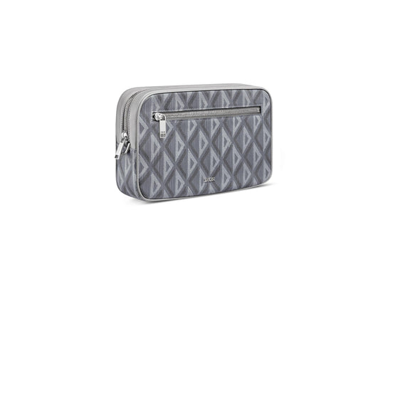 2ESCA340DCOH42E - Men's CD Diamond Toiletry Pouch - 42E Grey Multi