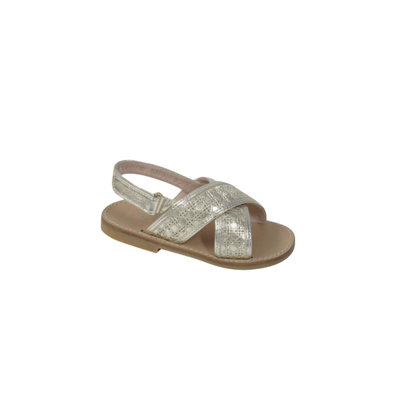 2WBS35SHOMY296 - New Born Girl's Leather Shoes - 296 Or