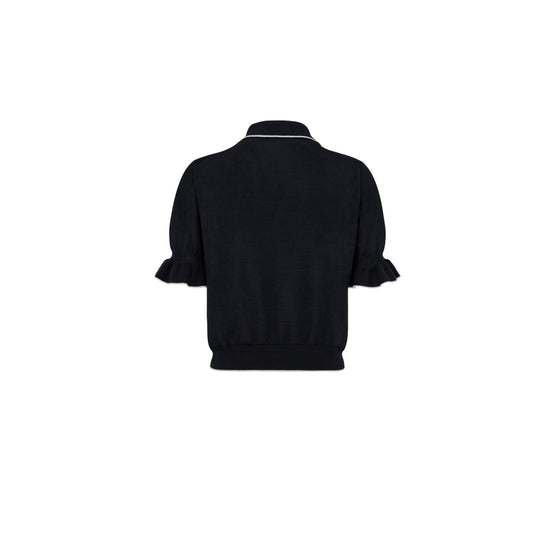 314S52AM102X9330 - Women's Knitwear Pullover - 9330 Fantaisie Noir