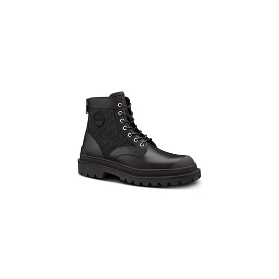 3BO257ZKDH969 - Men's Expl Calf Do Jacqu Laceup Boots - 969 Black/Black