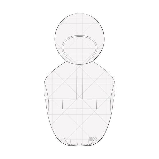 3SBM11PUFEY013 - Kid Girl's Woven Puffer - 013 Blanc Lait