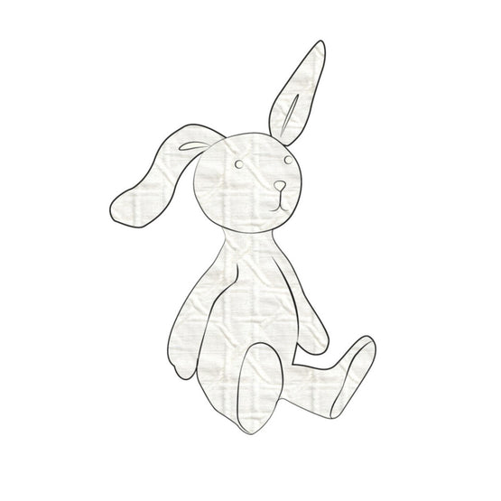 3SBP51DDOMY010 - New Born Unisex's Rabbit Soft Toy - 010 Ivoire