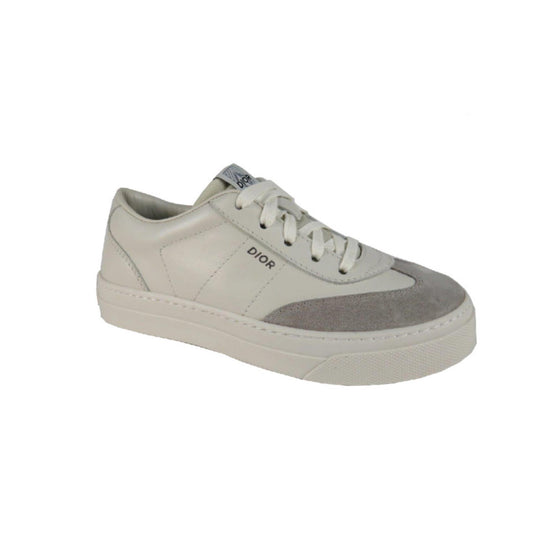 3SBS25SHOEY191 - Kid Boy's Leather Shoes - 191 Blanc/Gris