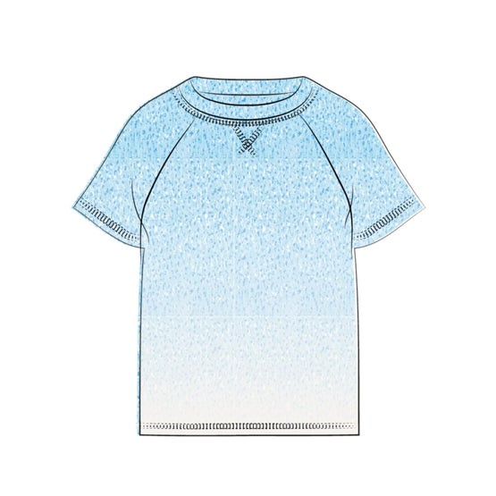 3WBM23TEEPY160 - Kid Boy's Jersey T-Shirt - 160 Bleu/Blanc