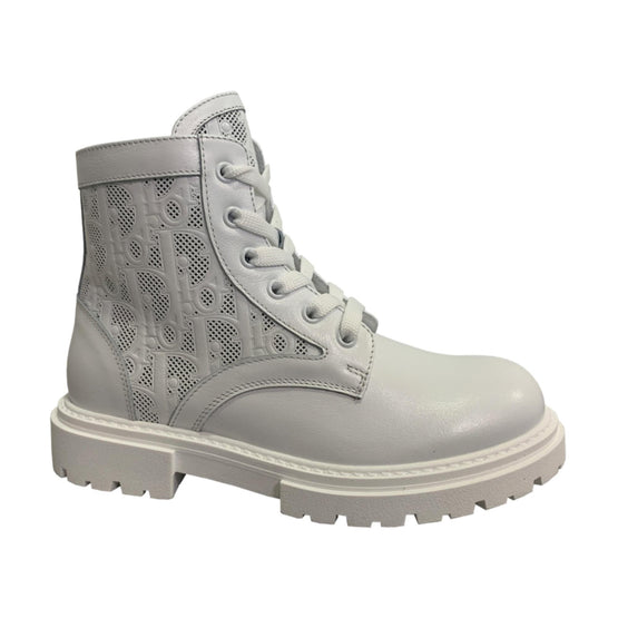 3WBS15SHODY001 - Kid Girl's Leather Shoes - 001 Blanc