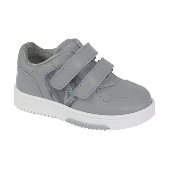 3WBS45SHOAY960 - New Born Boy's Leather Shoes - 960 Gris Tempête