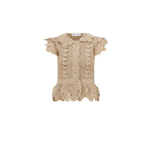 414G01AM742X1250 - Women's Knitwear Cardigan - 1250 Beige