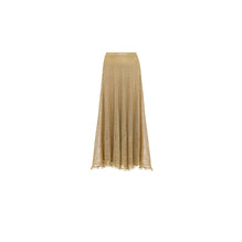 414J17AM915X1991 - Women's Knitwear Skirt - 1991 Or Pâle