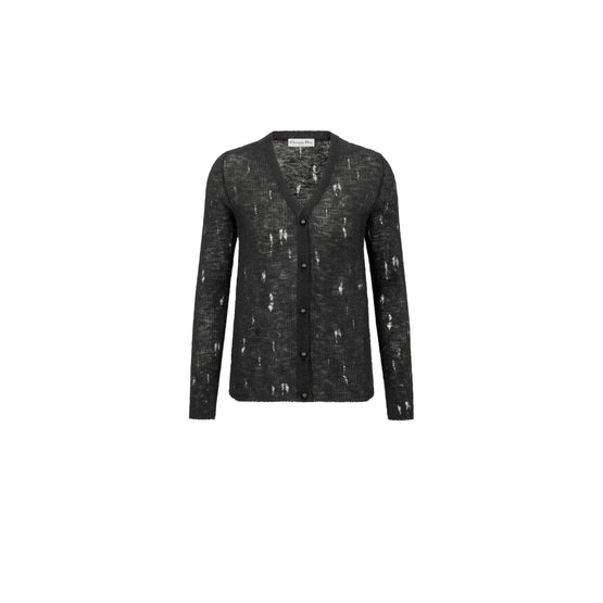 424G08AM757X9000 - Women's Knitwear Cardigan - 9000 Noir