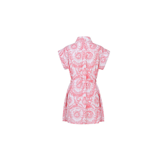 442R25A3398X0844 - Women's Denim Dress - 0844 Fantaisie Blanc