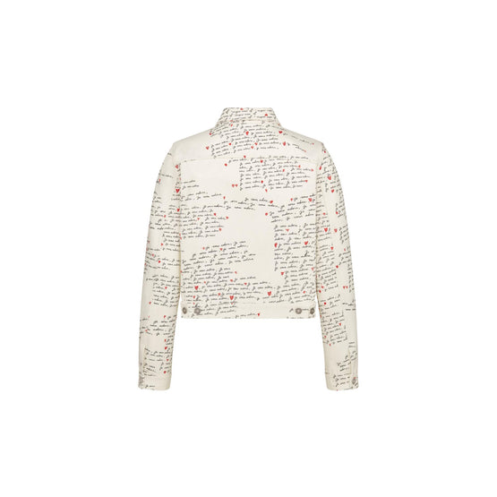 442V11A3308X0893 - Women's Denim Jacket - 0893 Fantaisie Blanc