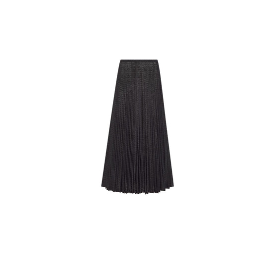 444J20AM482X9330 - Women's Knitwear Skirt - 9330 Fantaisie Noir