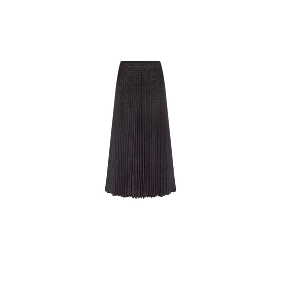 444J20AM482X9330 - Women's Knitwear Skirt - 9330 Fantaisie Noir