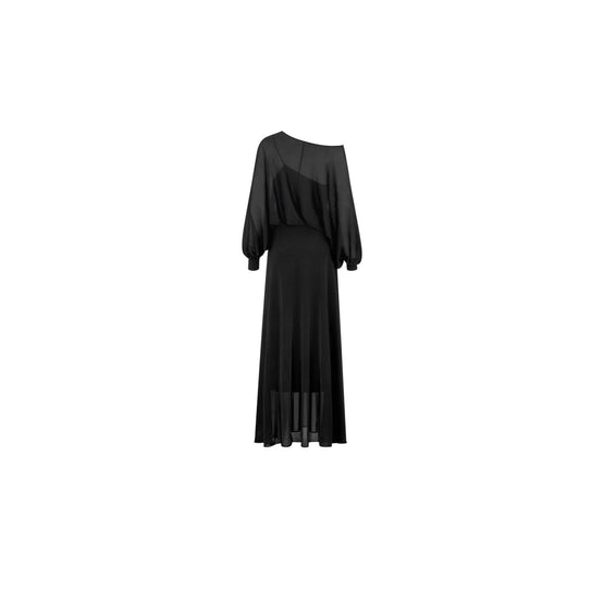 444R26AM610X9000 - Women's Knitwear Dress - 9000 Noir