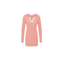 444R30AM779X2824 - Women's Knitwear Dress - 2824 Fantaisie Jaune/Orange