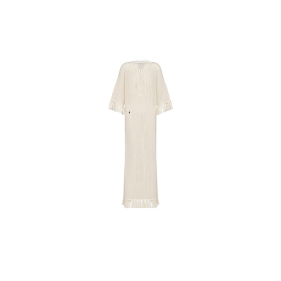 444R84AM763X0200 - Women's Knitwear Dress - 0200 Ecru