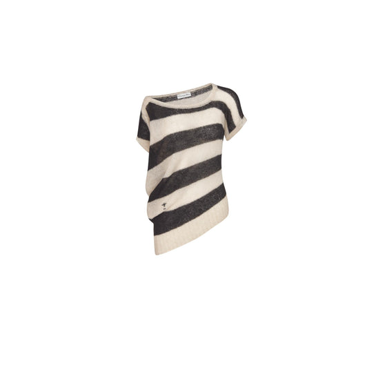 444S11AM437X0930 - Women's Knitwear Pullover - 0930 Fantaisie Blanc