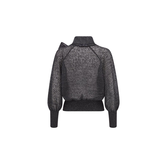 444S38AM482X9330 - Women's Knitwear Pullover - 9330 Fantaisie Noir