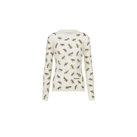 444S78AM488X0843 - Women's Knitwear Pullover - 0843 Fantaisie Blanc