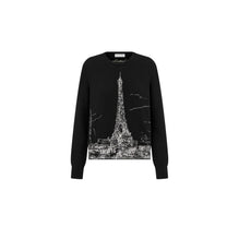 444S85AM089X9410 - Women's Knitwear Pullover - 9410 Fantaisie Noir