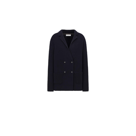 444V02AM200X5645 - Women's Knitwear Jacket - 5645 Bleu