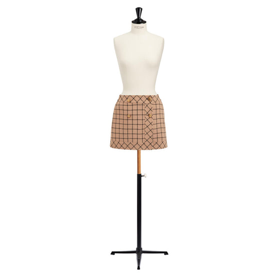 450J12A1589X7890 - Women's Skirt - 7890 Fantaisie Marron