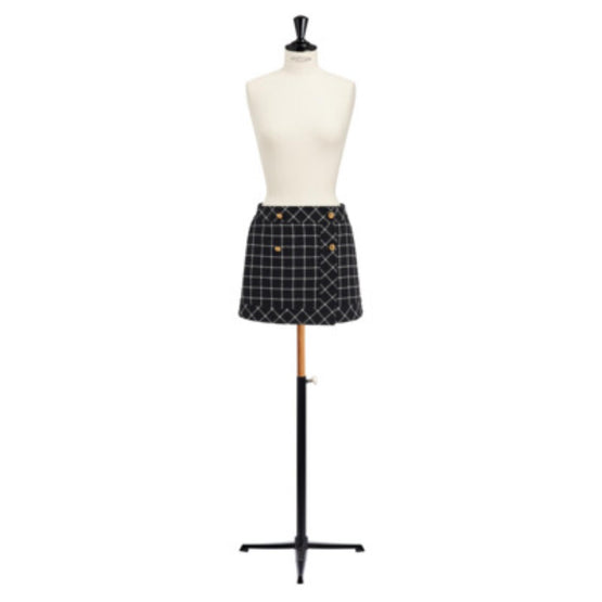 450J12A1589X9330 - Women's Skirt - 9330 Fantaisie Noir