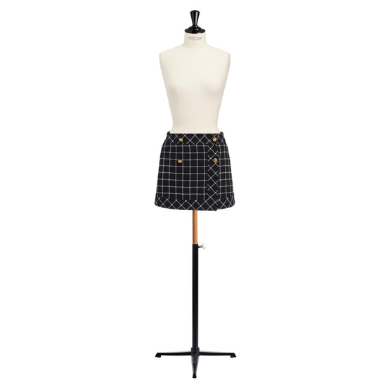 450J12A1589X9330 - Women's Skirt - 9330 Fantaisie Noir