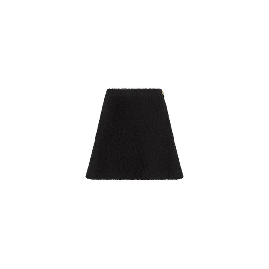 454J03AM709X9000 - Women's Knitwear Skirt - 9000 Noir