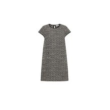 454R09AM328X9330 - Women's Knitwear Dress - 9330 Fantaisie Noir