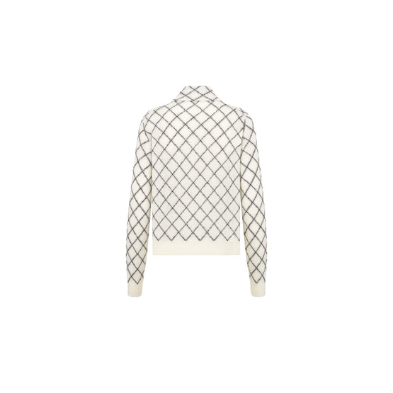 454S17AM461X0930 - Women's Knitwear Pullover - 0930 Fantaisie Blanc