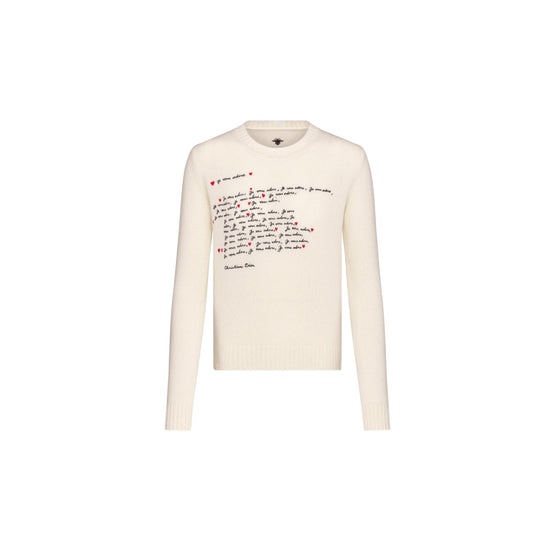 454S57AM088X0893 - Women's Knitwear Pullover - 0893 Fantaisie Blanc