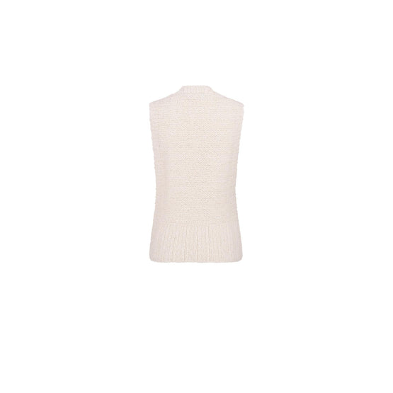 454T07AM709X0200 - Women's Knitwear Pullover - 0200 Ecru