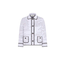 454V53AM552X0893 - Women's Knitwear Jacket - 0893 Fantaisie Blanc