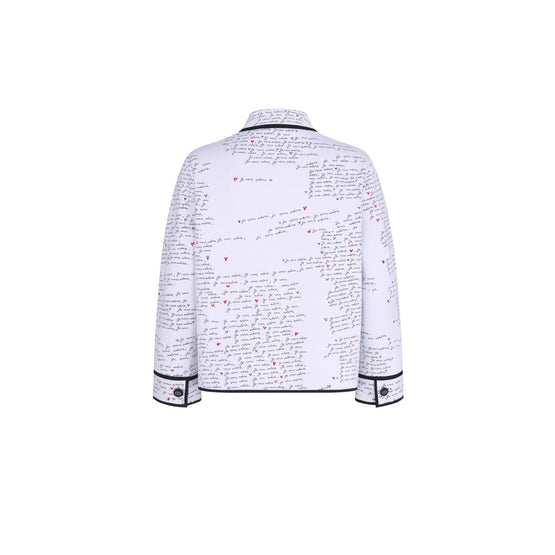 454V53AM552X0893 - Women's Knitwear Jacket - 0893 Fantaisie Blanc
