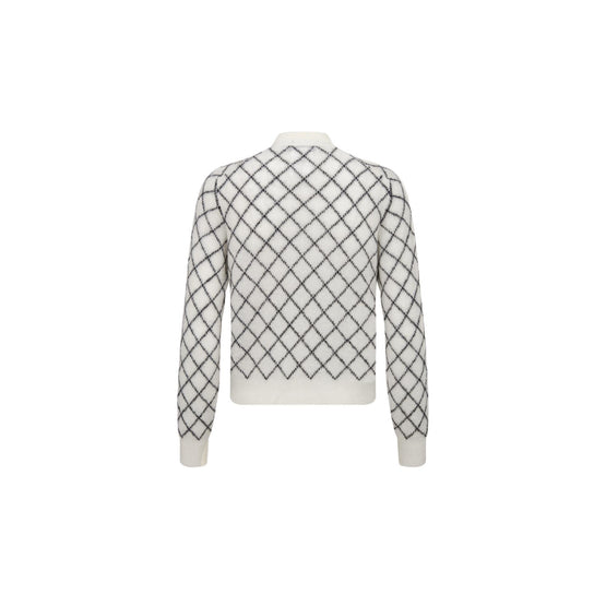 454W01AM461X0930 - Women's 2 Piece Knitwear - 0930 Fantaisie Blanc