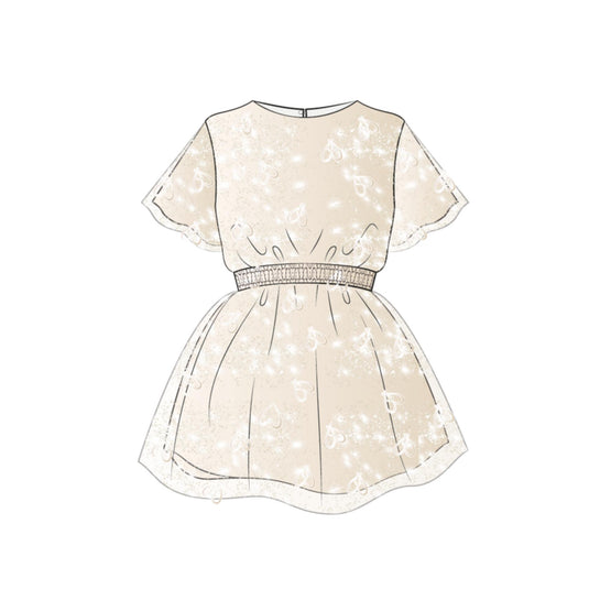 4SBH11DRSXY296 - Kid Girl's Woven Dresses - 296 Or