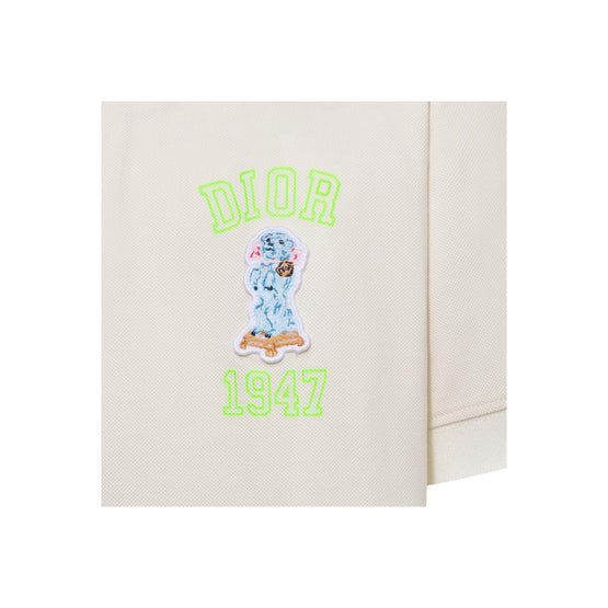 4SBK23POLDY028 - Kid Boy's Jersey Polo - 028 Beige