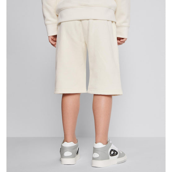 4SBK23SHTGY028 - Kid Boy's Jersey Shorts - 028 Beige