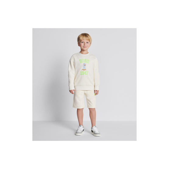 4SBK23SWEGY028 - Kid Boy's Jersey Sweatshirt - 028 Beige