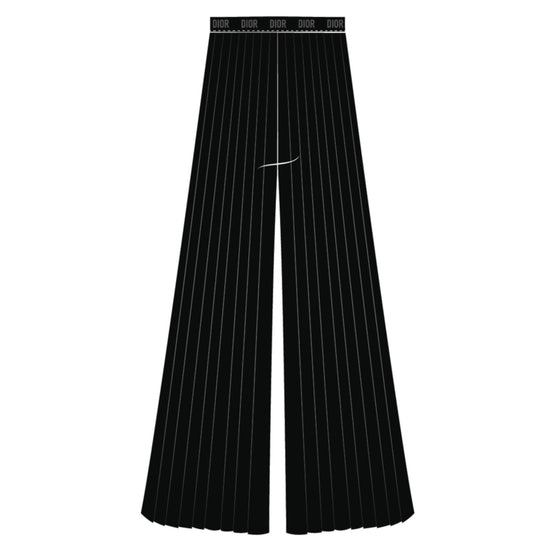 4SBM11PANJY900 - Kid Girl's Woven Pants - 900 Noir