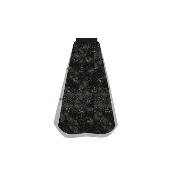 4SBM11SKTZY900 - Kid Girl's Woven Skirt - 900 Noir