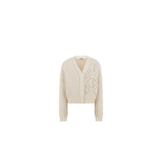 4SBM14CARFY010 - Kid Girl's Knit Cardigan - 010 Ivoire
