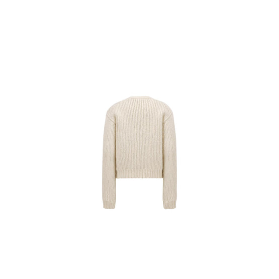 4SBM14CARFY010 - Kid Girl's Knit Cardigan - 010 Ivoire