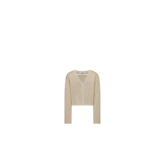4SBM14CARUY296 - Kid Girl's Knit Cardigan - 296 Or