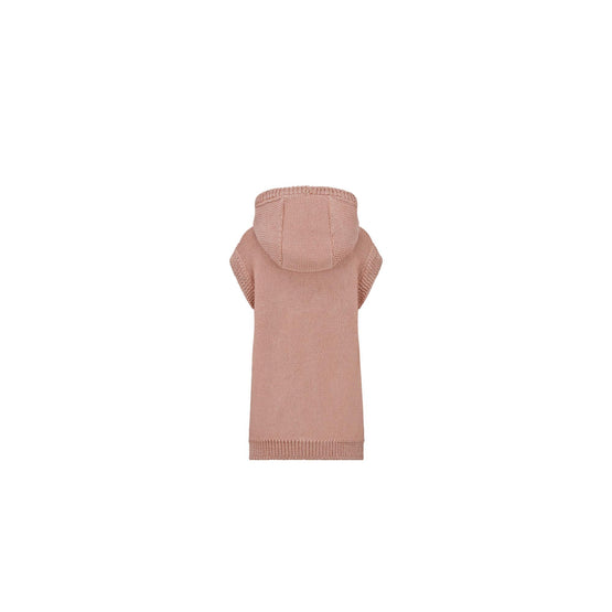 4SBM14DRSTY324 - Kid Girl's Knit Dress - 324 Rose Poudre
