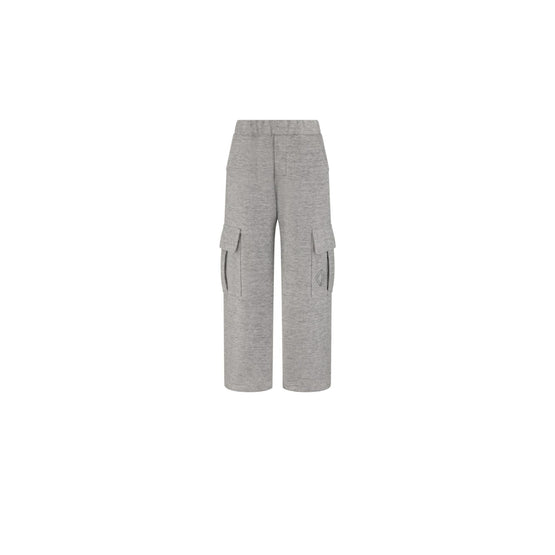 4SBM21PANEY932 - Kid Boy's Woven Pants - 932 Gris Chiné